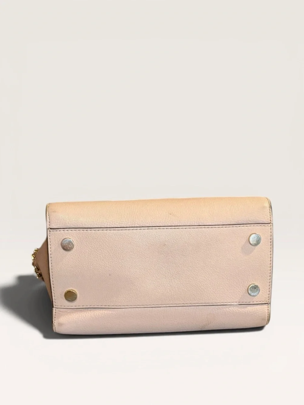 Michael Kors Two-Piece Set: Tri-Tone Leather Satchel & Large Wristlet Pouch